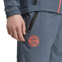 adidas Bayern München Vis Tech Trainingspak Full-Zip 2025-2026 Donkergrijs Oranje
