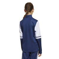 adidas Squadra 25 Trainingspak 1/4-Zip Kids Donkerblauw Wit