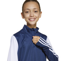 adidas Squadra 25 Trainingspak 1/4-Zip Kids Donkerblauw Wit