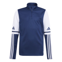 adidas Squadra 25 Trainingspak 1/4-Zip Kids Donkerblauw Wit