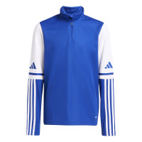 adidas Squadra 25 Trainingspak 1/4-Zip Kids Blauw Donkerblauw Wit