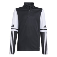 adidas Squadra 25 Haut d'Entraînement 1/4-Zip Enfants Noir Blanc