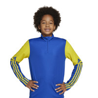 adidas Squadra 25 Trainingspak 1/4-Zip Kids Blauw Geel Donkerblauw