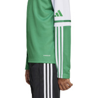 Survêtement adidas Squadra 25 à 1/4 fermeture éclair pour enfants, vert, noir et blanc