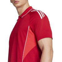adidas Tiro 25 Competition Polo Rood Lichtrood