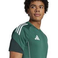 adidas Tiro 25 Competition Maillot d'Entraînement Vert Foncé Blanc