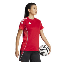 adidas Tiro 25 Competition Trainingsshirt Dames Rood Wit
