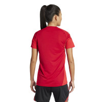 adidas Tiro 25 Competition Trainingsshirt Dames Rood Wit