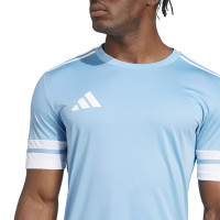 adidas Squadra 25 Maillot de Foot Bleu Clair Blanc