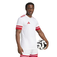 adidas Squadra 25 Maillot de Foot Blanc Rouge