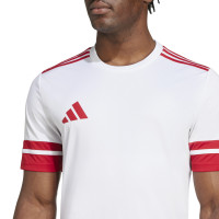 adidas Squadra 25 Maillot de Foot Blanc Rouge
