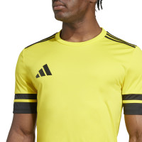adidas Squadra 25 Maillot de Foot Jaune Noir