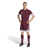 adidas Squadra 25 Tenue de Football Bordeaux Blanc