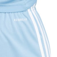 adidas Squadra 25 Short de Foot Bleu Clair Blanc