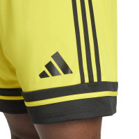 adidas Squadra 25 Short de Foot Jaune Noir