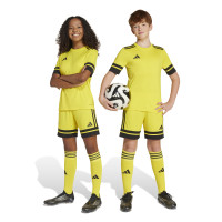 adidas Squadra 25 Short de Football Enfants Jaune Noir