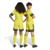 adidas Squadra 25 Short de Football Enfants Jaune Noir
