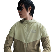 Nike Sportswear Air Survêtement Full-Zip Woven Vert Olive Vert Néon Jaune