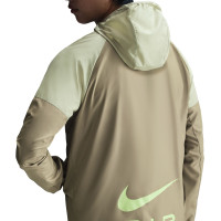 Nike Sportswear Air Survêtement Full-Zip Woven Vert Olive Vert Néon Jaune