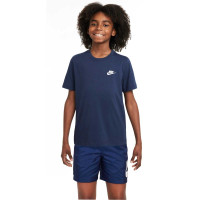 Nike Sportswear Club Ensemble d'Été Enfants Bleu Foncé Blanc