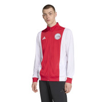 Veste d'entraînement adidas Ajax DNA blanc rouge