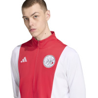 Veste d'entraînement adidas Ajax DNA blanc rouge