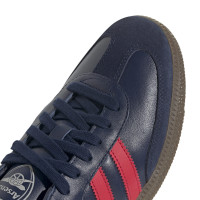 adidas Samba Arsenal Sneakers Donkerblauw Rood Zilver
