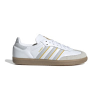adidas Samba Real Madrid Baskets Blanc Gris Clair Jaune