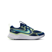 Chaussures de course Nike Cosmic Runner pour Enfants, bleu foncé, vert, blanc