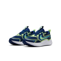 Chaussures de course Nike Cosmic Runner pour Enfants, bleu foncé, vert, blanc