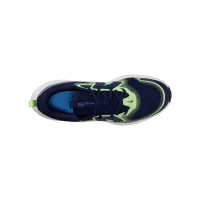 Chaussures de course Nike Cosmic Runner pour Enfants, bleu foncé, vert, blanc
