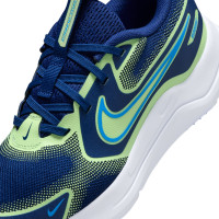 Chaussures de course Nike Cosmic Runner pour Enfants, bleu foncé, vert, blanc
