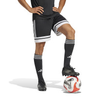 adidas Squadra 25 Short de Football Noir Blanc