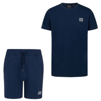 Ensemble d'été Cruyff Energized pour Enfants, bleu foncé