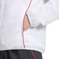 adidas Ajax Presentatie Trainingsjack 2025-2026 Wit Zwart Rood