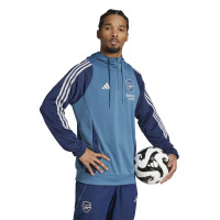 adidas Arsenal Track Sweat à Capuche 2025-2026 Bleu Bleu Foncé Blanc