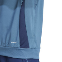 adidas Arsenal Track Survêtement à Capuche 1/4-Zip 2025-2026 Bleu Bleu Foncé Blanc