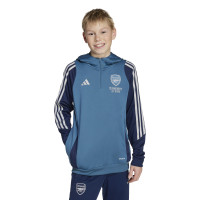 adidas Arsenal Track Trainingspak Hooded 2025-2026 Kids Blauw Donkerblauw Wit