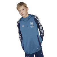adidas Arsenal Track Trainingspak Hooded 2025-2026 Kids Blauw Donkerblauw Wit