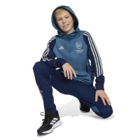 adidas Arsenal Track Trainingspak Hooded 2025-2026 Kids Blauw Donkerblauw Wit