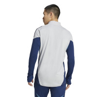 adidas Arsenal Haut d'Entraînement 1/4-Zip 2025-2026 Gris Bleu Foncé Blanc