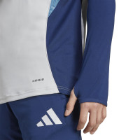 adidas Arsenal Haut d'Entraînement 1/4-Zip 2025-2026 Gris Bleu Foncé Blanc
