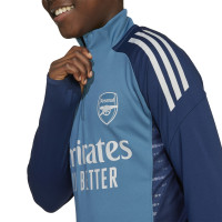 adidas Arsenal Survêtement 1/4-Zip 2025-2026 Enfants Bleu Bleu Foncé Blanc