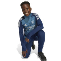 adidas Arsenal Survêtement 1/4-Zip 2025-2026 Enfants Bleu Bleu Foncé Blanc