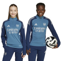 adidas Arsenal Survêtement 1/4-Zip 2025-2026 Enfants Bleu Bleu Foncé Blanc