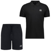Ensemble d'été Cruyff Energized Polo noir