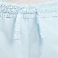 Shorts de sport Nike Club tissés pour enfants, bleu clair et blanc