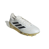 adidas Copa Pure III Elite Gras Voetbalschoenen (FG) Wit Zwart Goud