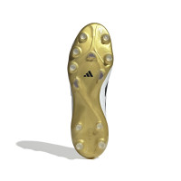 adidas Copa Pure III Elite Gras Voetbalschoenen (FG) Wit Zwart Goud