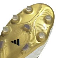 adidas Copa Pure III Elite Gras Voetbalschoenen (FG) Wit Zwart Goud